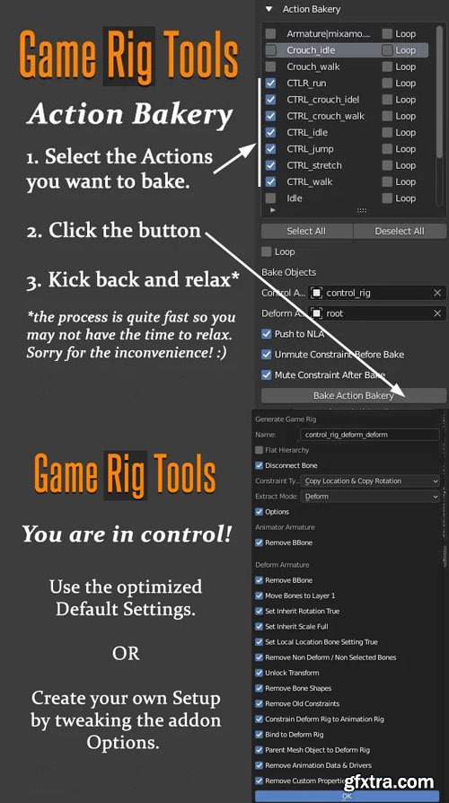 Game Rig Tools 4.2/4.3 for Blender Game Rig Tools 4.2/4.3 for Blender