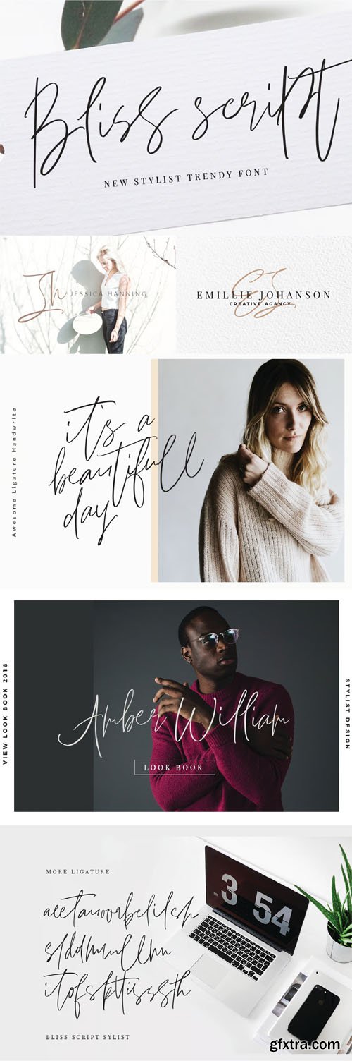 Bliss Script - New Stylish Trendy Font