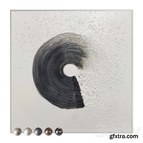 3dsky Pro - Modern Abstract Painting #abas115