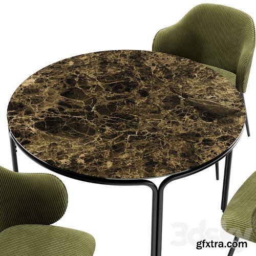 3dsky Pro - Suanna Dining Chair and Chici Table