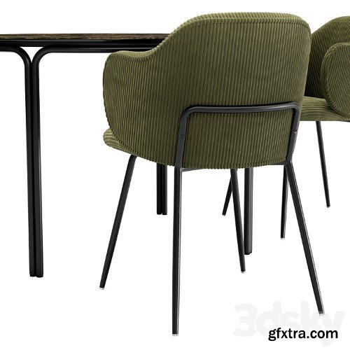 3dsky Pro - Suanna Dining Chair and Chici Table