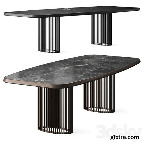 3dsky Pro - Bonaldo Luna Bianca Dining Tables