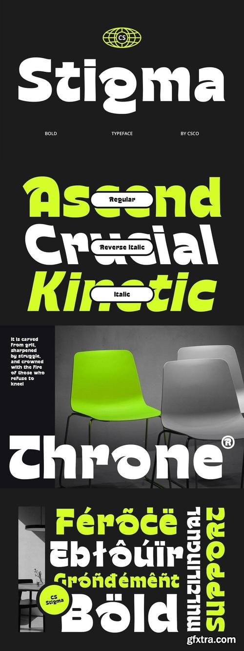 Stigma - Bold Font