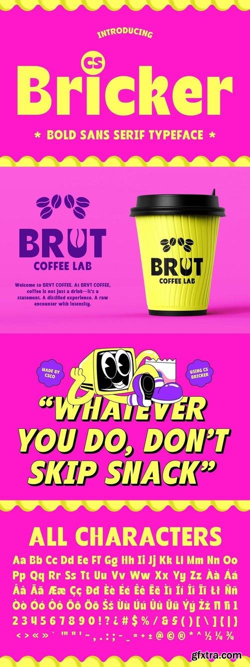 Bricker - Bold Font