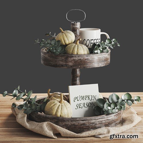 3dsky Pro - Pumpkins decor set