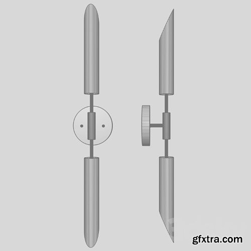 3dsky Pro - Wall lamp Blade Take-Off Double