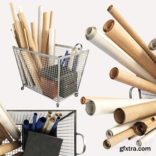 3dsky Pro - Iron basket with paper 3dsky Pro - Iron basket with paper