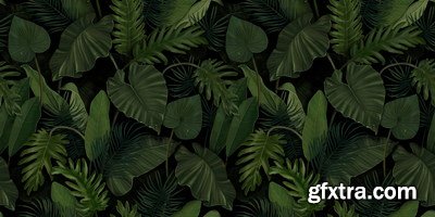 Spring Floral Background Illustrations 45xJPG