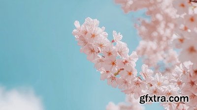 Spring Floral Background Illustrations 45xJPG