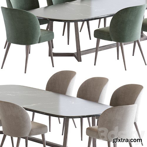 3dsky Pro - Rose 03011 and Concorde Table