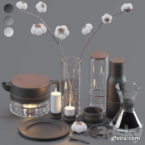 3dsky Pro - Coffee Decorative Set