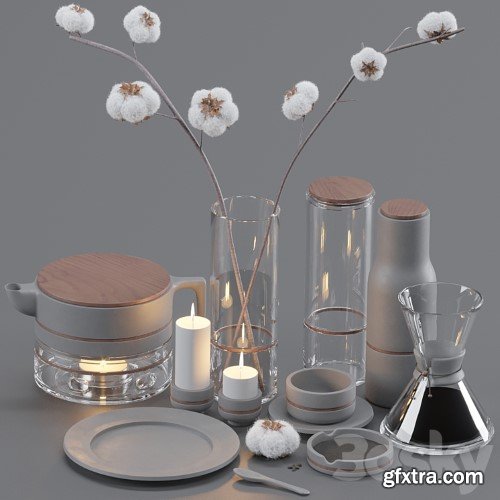 3dsky Pro - Coffee Decorative Set