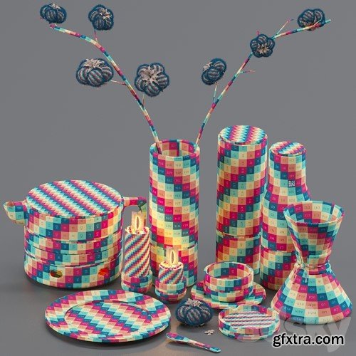 3dsky Pro - Coffee Decorative Set