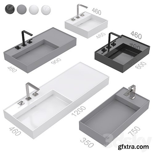 3dsky Pro - Laufen Kartell washbasins.