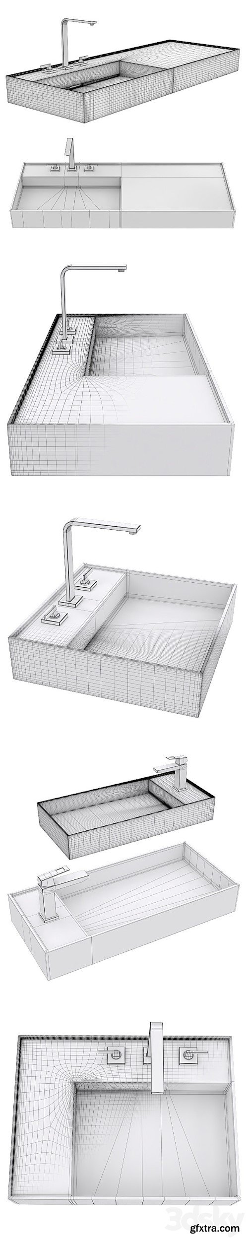 3dsky Pro - Laufen Kartell washbasins.