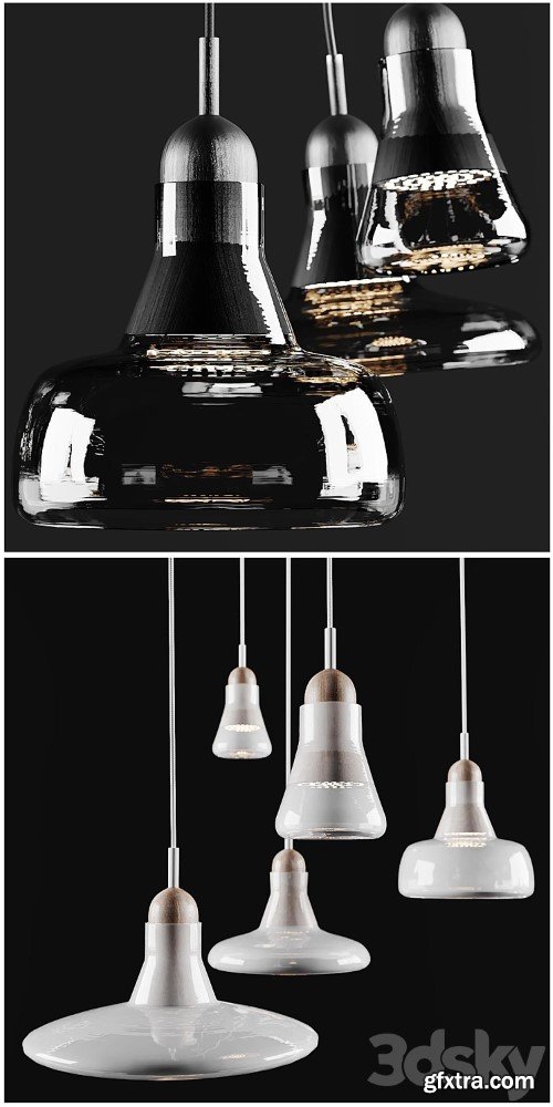 3dsky Pro - BROKIS SHADOW 5ER SET PENDANT LIGHT