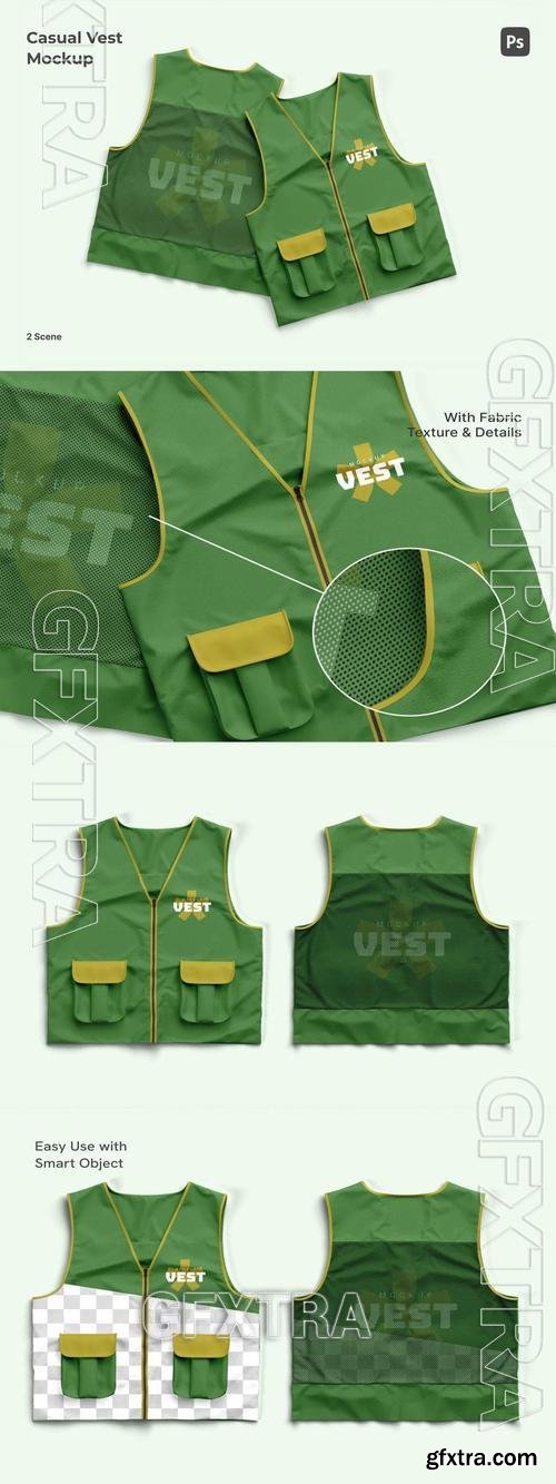 Casual Vest Mockup MRV3RJ3 Casual Vest Mockup MRV3RJ3