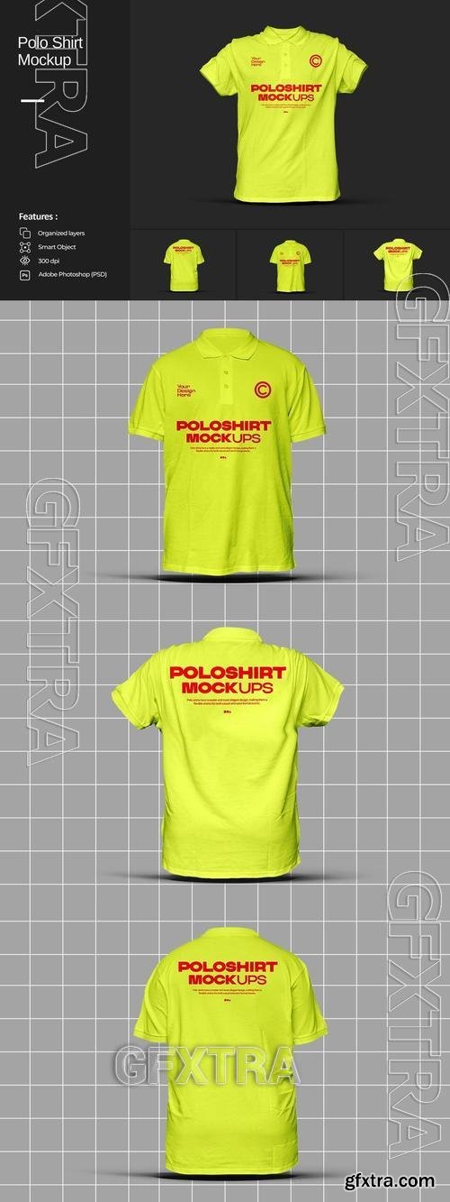 Polo Shirt Mockup 6W2KUES Polo Shirt Mockup 6W2KUES