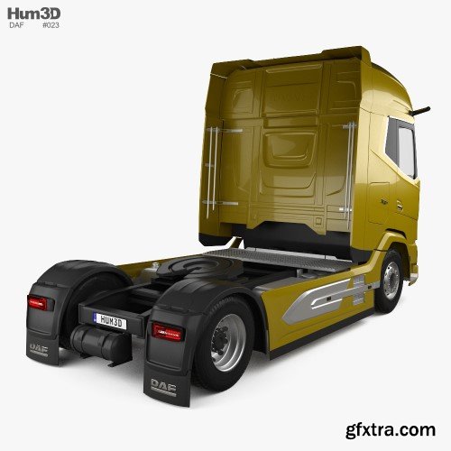 3DModels - DAF XG Plus FTG Tractor Truck 2axes