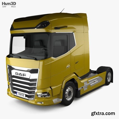 3DModels - DAF XG Plus FTG Tractor Truck 2axes