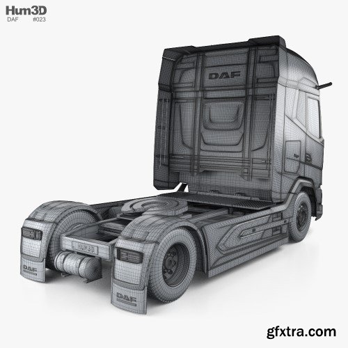 3DModels - DAF XG Plus FTG Tractor Truck 2axes