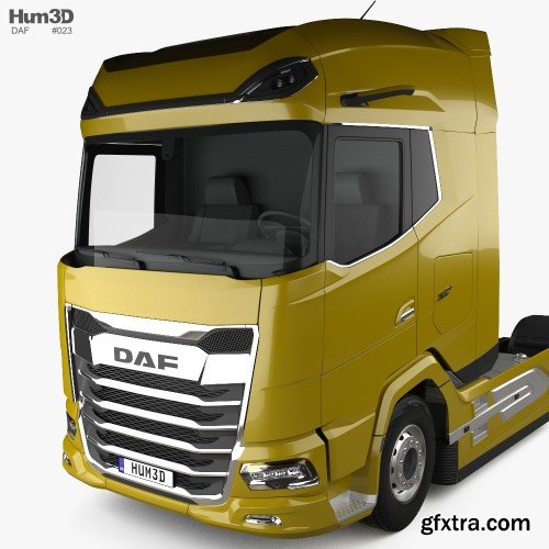 3DModels - DAF XG Plus FTG Tractor Truck 2axes