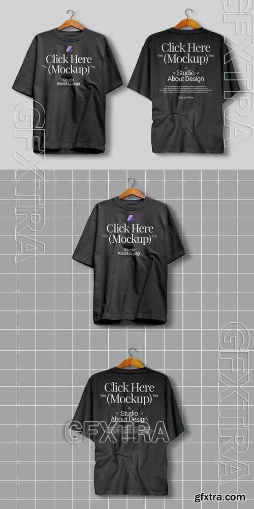 Hanging T-Shirt Mockup B757QJH