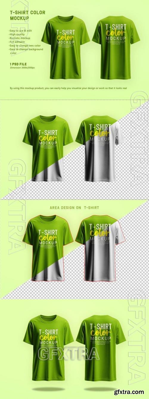 T-shirt Color Mockup 2T5PPZL