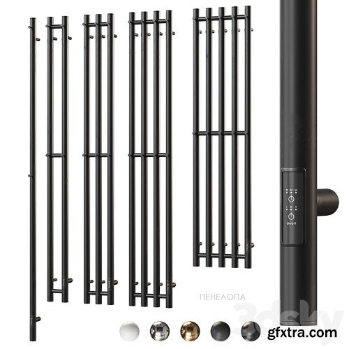 3dsky Pro - EWRIKA Penelope electric heated towel rail