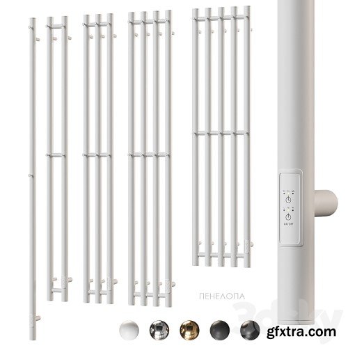 3dsky Pro - EWRIKA Penelope electric heated towel rail