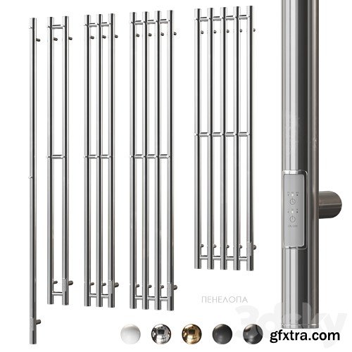 3dsky Pro - EWRIKA Penelope electric heated towel rail