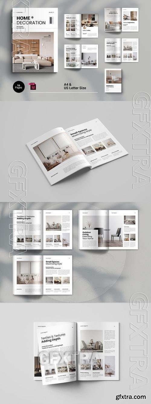 Interior Design Magazine Template 252P8ZE