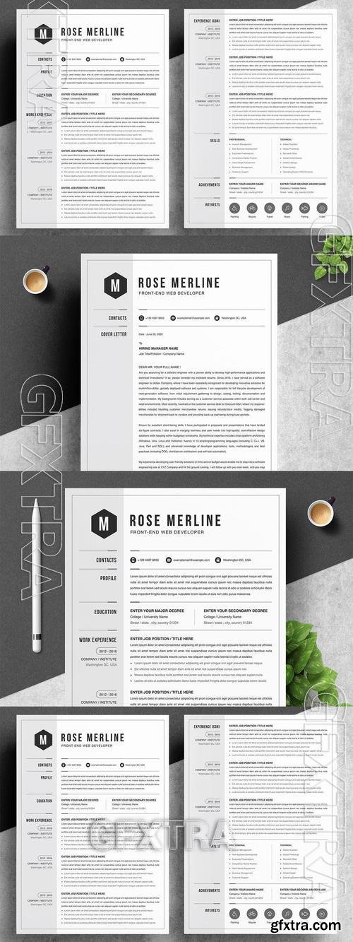 Creative Resume Template 4HDUU2W Creative Resume Template 4HDUU2W