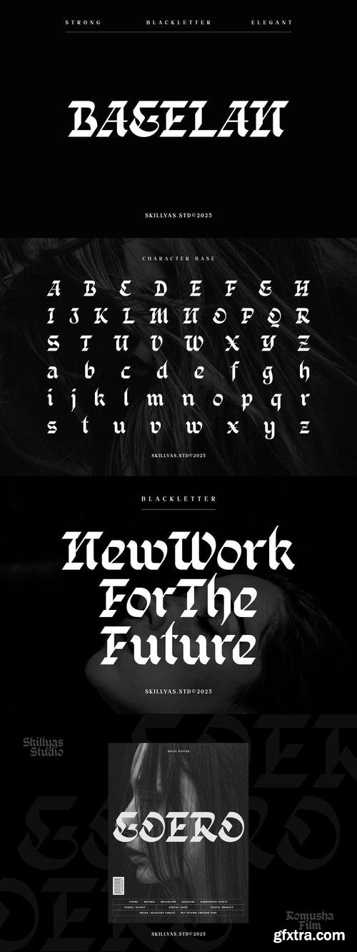 Bagelan Blackletter Font
