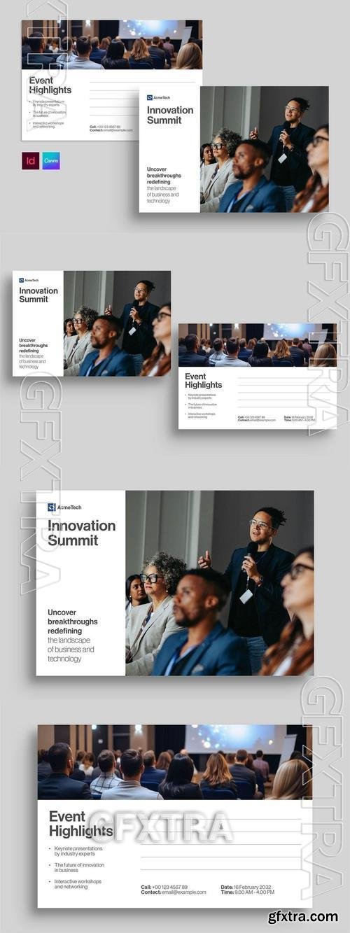 Corporate Postcard Template 3K8CC65