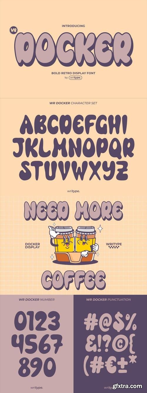 Docker - Chubby Display Font