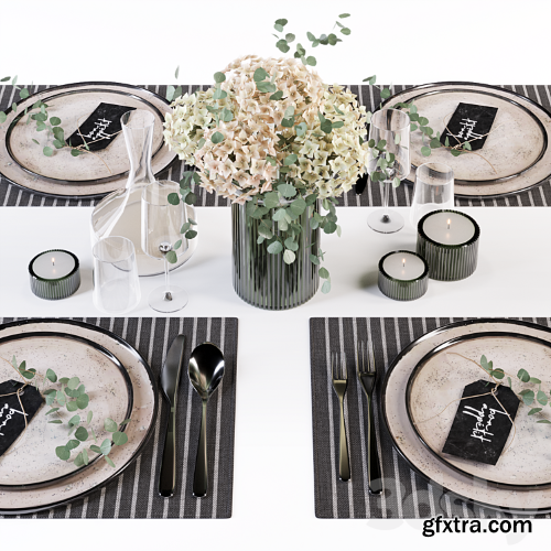 3dsky Pro - Beige Table Setting