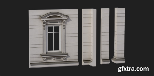 Megascans - Neoclassical Modular Building Vol. 2