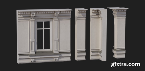 Megascans - Neoclassical Modular Building Vol. 2