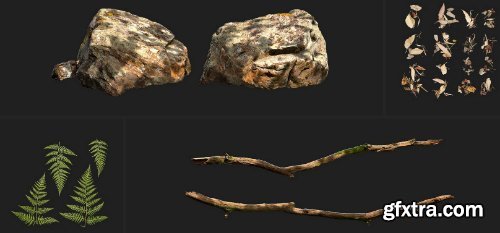 Quixel - Mountain Slope 3D Asset Collection