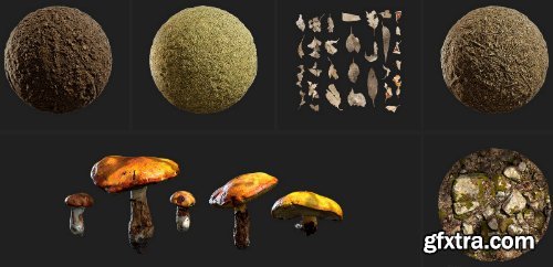 Quixel - Mountain Slope 3D Asset Collection