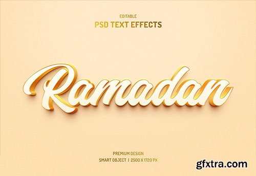Ramadan Islamic Text Effect 36686692