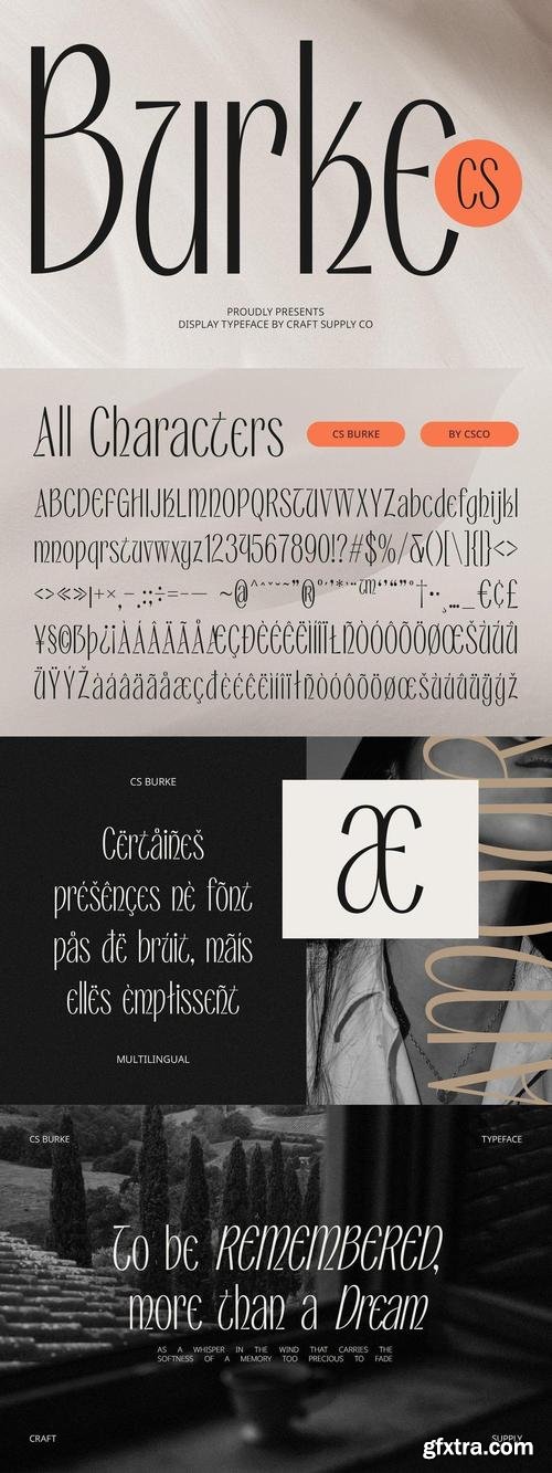 Burke - Classic Font