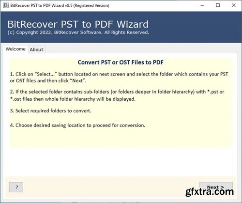 BitRecover PST to PDF Wizard 9.1