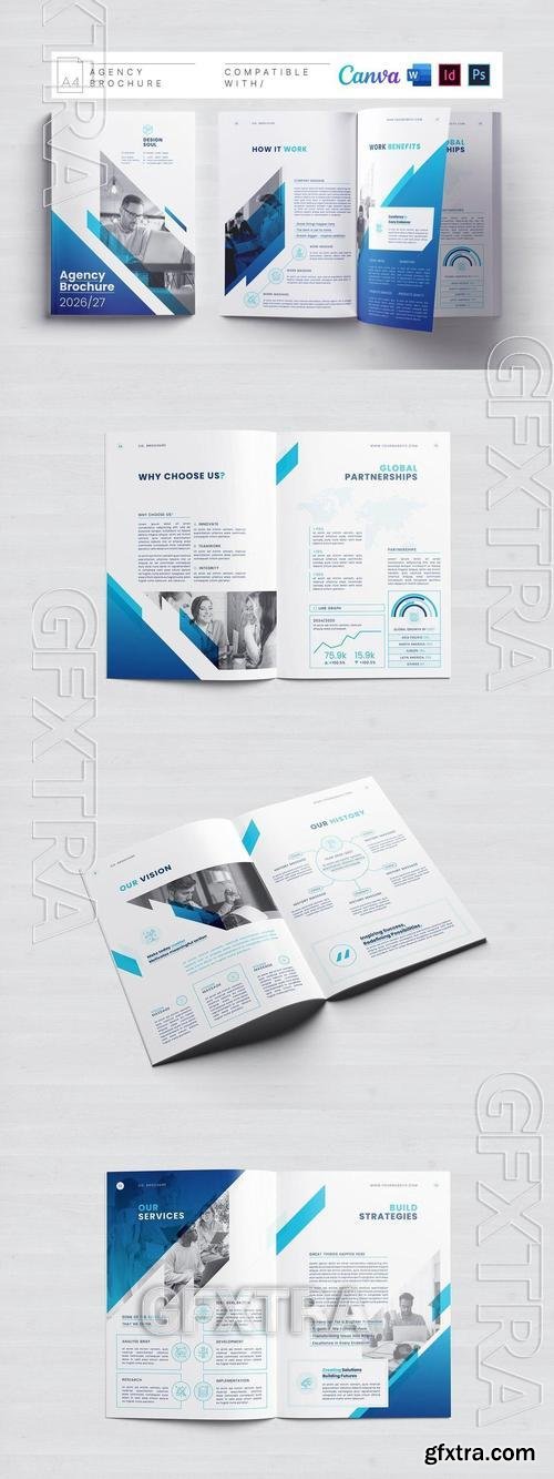 Company Brochure Template | Canva | Docx |ID| PSD DT3PVMU