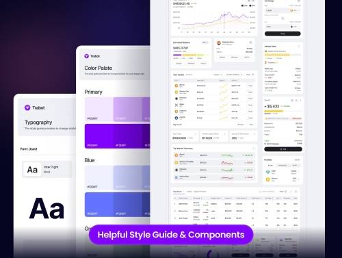 'Trabot - AI Crypto Trading UI Kit'