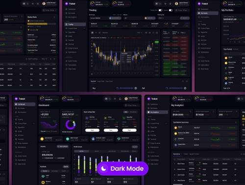 'Trabot - AI Crypto Trading UI Kit'