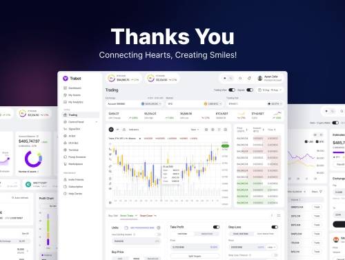 'Trabot - AI Crypto Trading UI Kit'