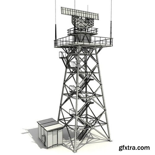 TurboSquid - Big Radar Tower