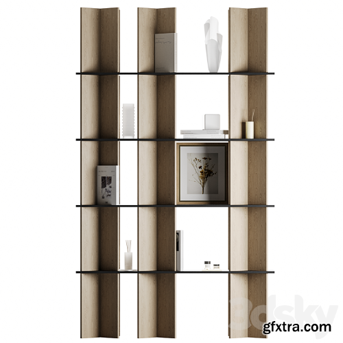 3dsky Pro - Shelving with decor